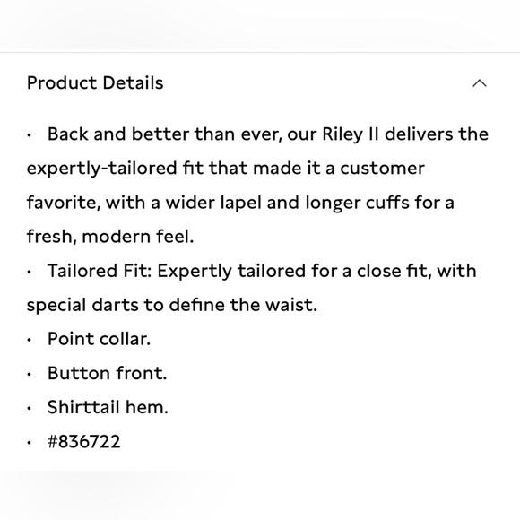 NWT Banana Republic Riley II Tailored Black Shirt Size 4 Petite - Picture 6 of 9